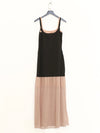 SWAYING 25 Spring and Summer Two-piece Suspender Fishtail Long Skirt SW-SW25SS2L02C5-HEI Black SW-SW25SS2L02C1